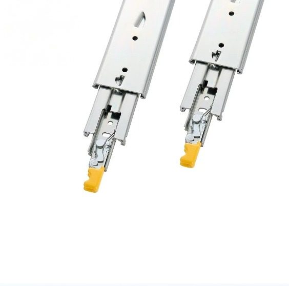 Hot Selling 76mm Heavy Duty Furniutre Hardware Telescopic Ball Bearing Drawer Slide - Drawer Slides and Drawer Slide