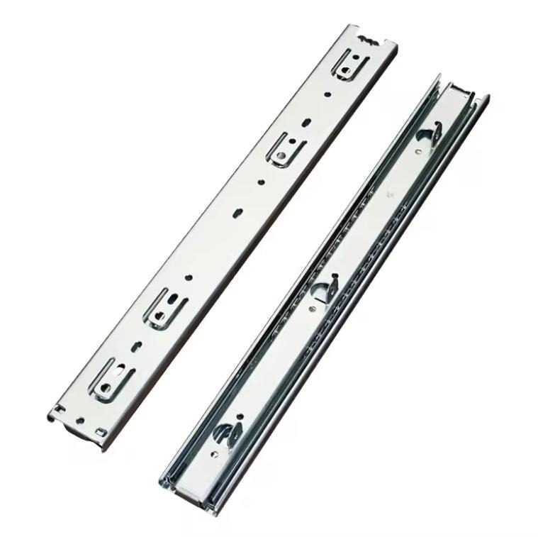 45mm Stable and Convenient Furniture Accessories Ball Bearing Drawer Slides - Telescopic Rails and ODM