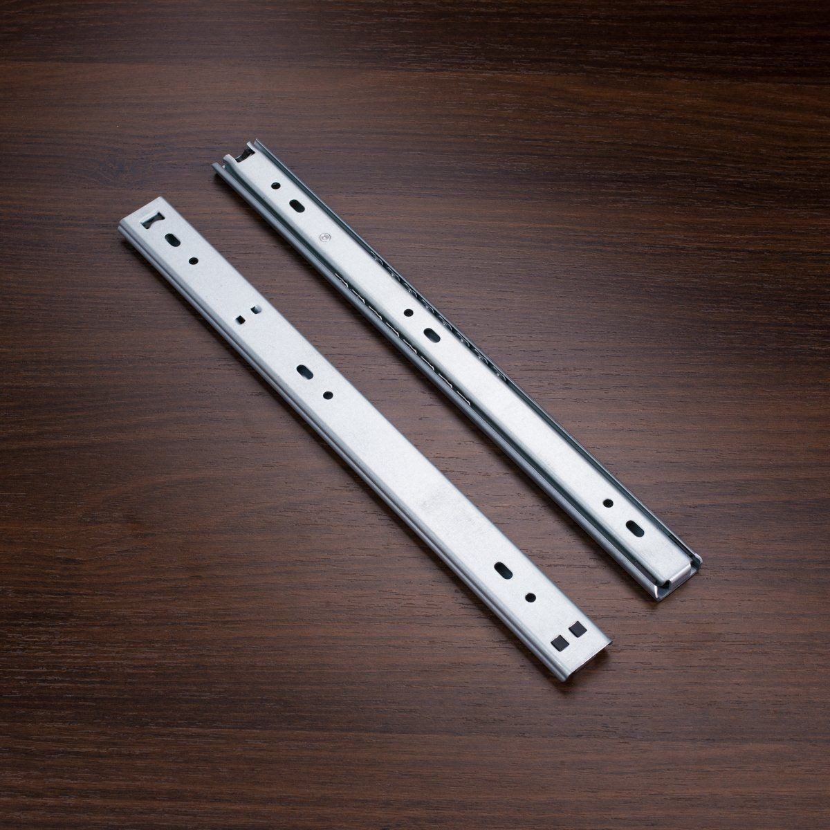 27mm Telescopic Channel Ball Bearing Drawer Slide Ball Bearing Drawer Slide Cabinet Sliding Rail One Way Drawer Slide Ra