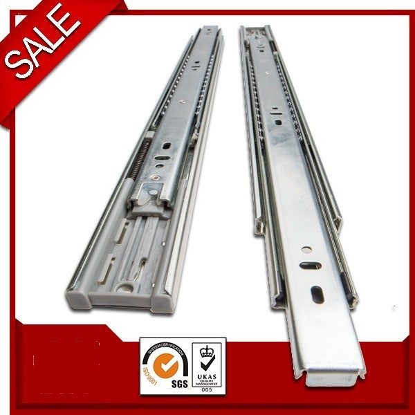 45mm Furniture Hardware Loading Capacity 45kgs Soft-Close Drawer Slides Building Hardware Telescopic Rails - Drawer Slid
