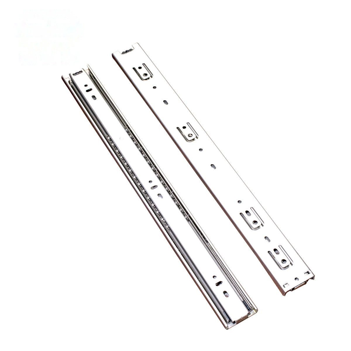 Modern 45mm Stainless Steel Full Extension Telescopic Rail for Kitchen Cabinets Use - 45mm Stainless Steel Rail and Mode