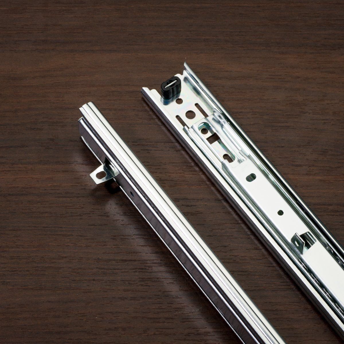 Furniture Hardware 37mm Kitchen Drawer Sliding Rail Telescopic Channel with Hooks - Drawer Slide and Bayonet Slide
