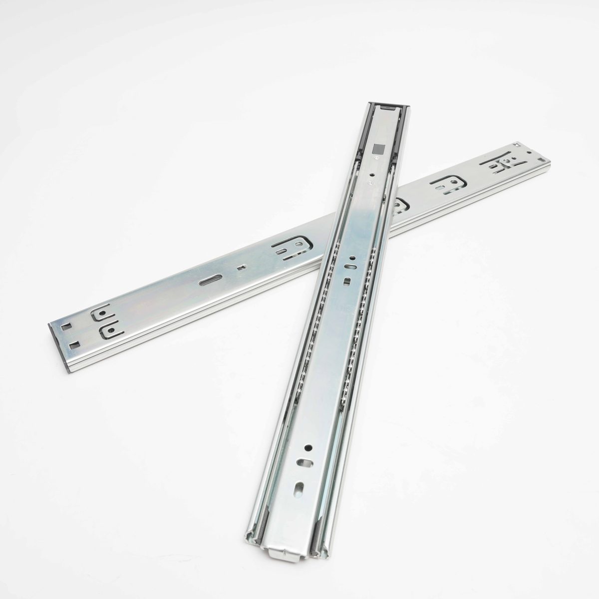Medium Load 45kg 45mm Full Extension Drawer Runner Zinc Plated Finish - 2026 Full Extension Drawer Slide, Zinc Plated Dr