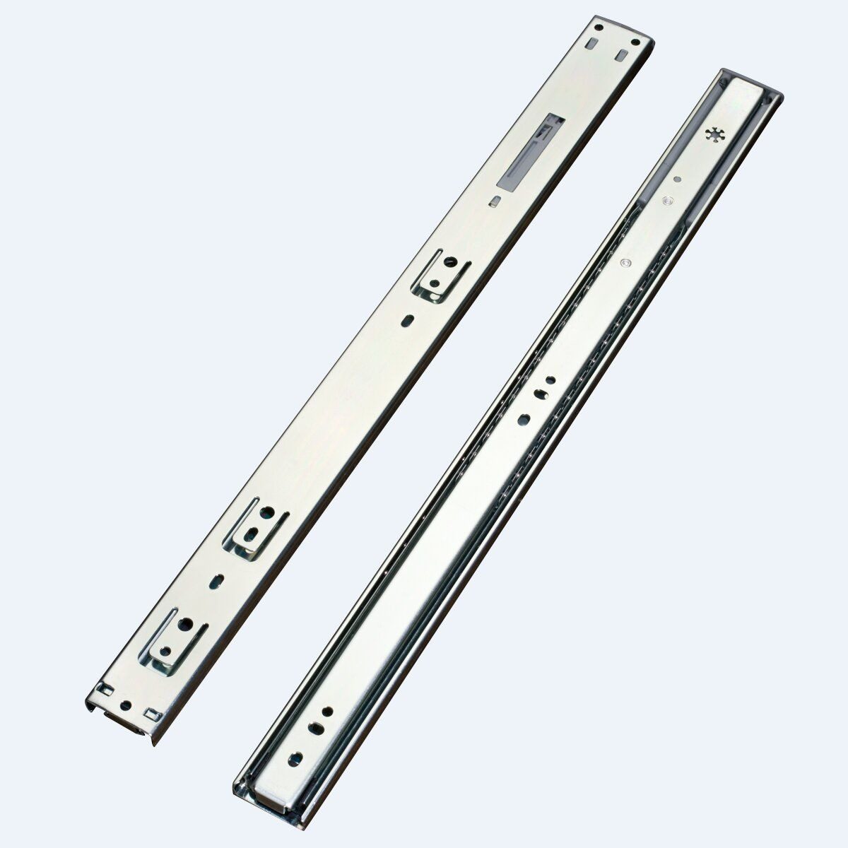 36mm 3 Section Sliding Rails Soft Closing Full Extension Ball Bearing Slides - 36mm Soft Close Slides and Soft Closing S