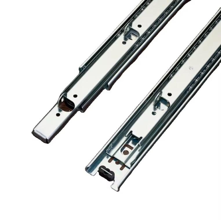 45mm Wide Furniture Accessories Ball Bearing Drawer Slides with Hooks - 2026 Telescopic Rails, ODM price | Made-in-china