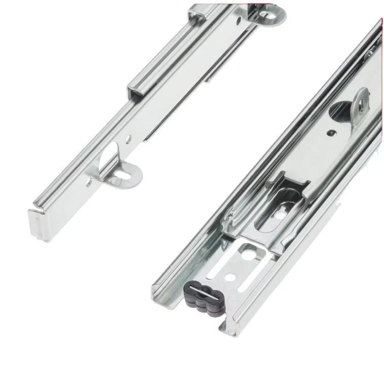 46mm Stable and Efficient Furniture Hardware Ball Bearing Drawer Slides - Telescopic Rails and ODM