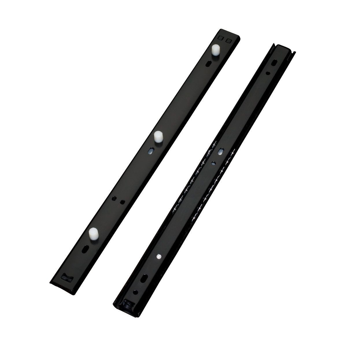 27mm Light Duty Plastic Drawer Slides Telescopic Slide Rail for Kitchen Cabinets - Drawer Telescopic Channel and 27mm Li
