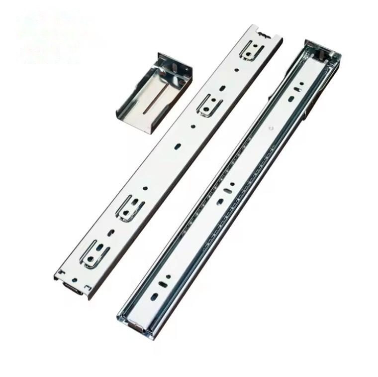 ODM 36mm Strong Push Ball Bearing Furniture Hardware Telescopic Slide Rail - Telescopic Rail and ODM