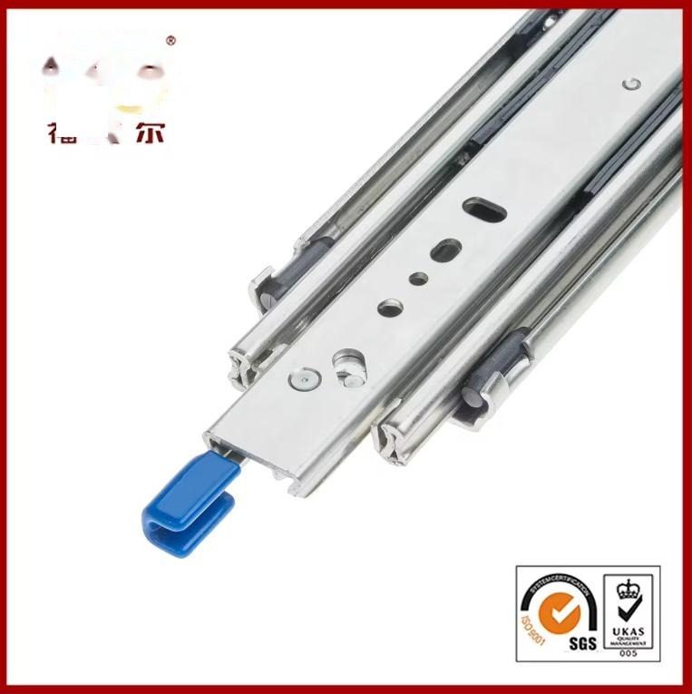 Factory Wholesales 76mm Furniture Accessories Lock-in Lock-out Ball Bearing Drawer Slides - 2026 Drawer Slides, Drawer S