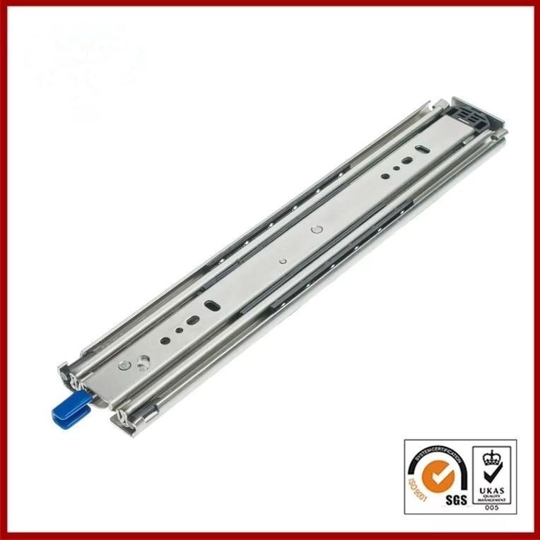 Convenient 76mm Heavy Duty Furniture Accessories Telescopic Rails - Drawer Slides and Drawer Slide